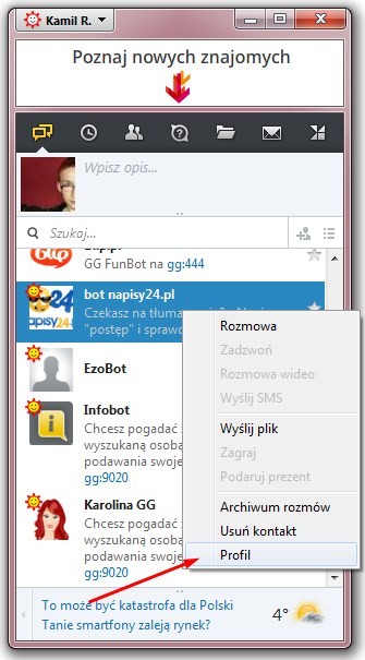 Jak zablokować na GG? - zdjęcie 