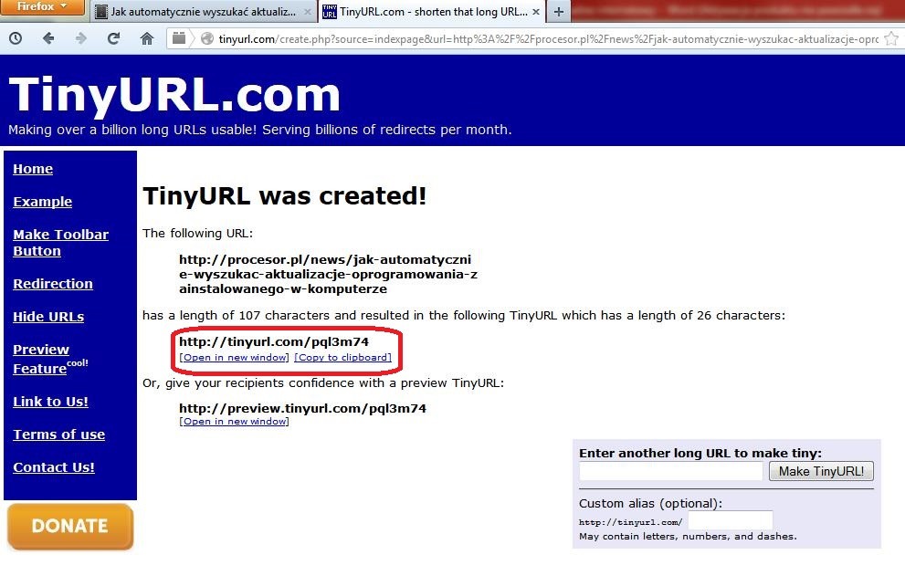 Jak skrócić zbyt długi adres internetowy? - zdjęcie 3