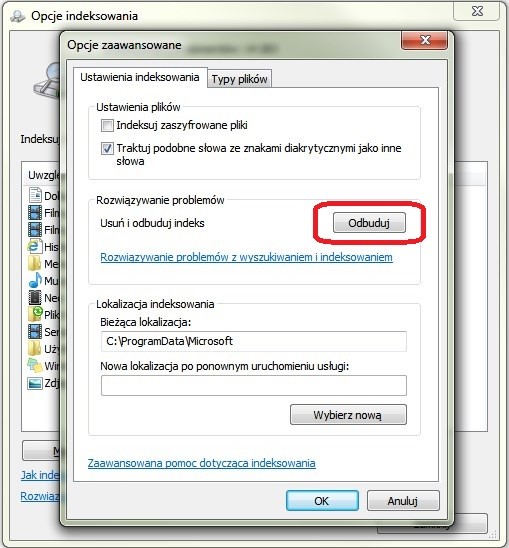 Jak prawidłowo skonfigurować indeksowanie plików? - zdjęcie 3