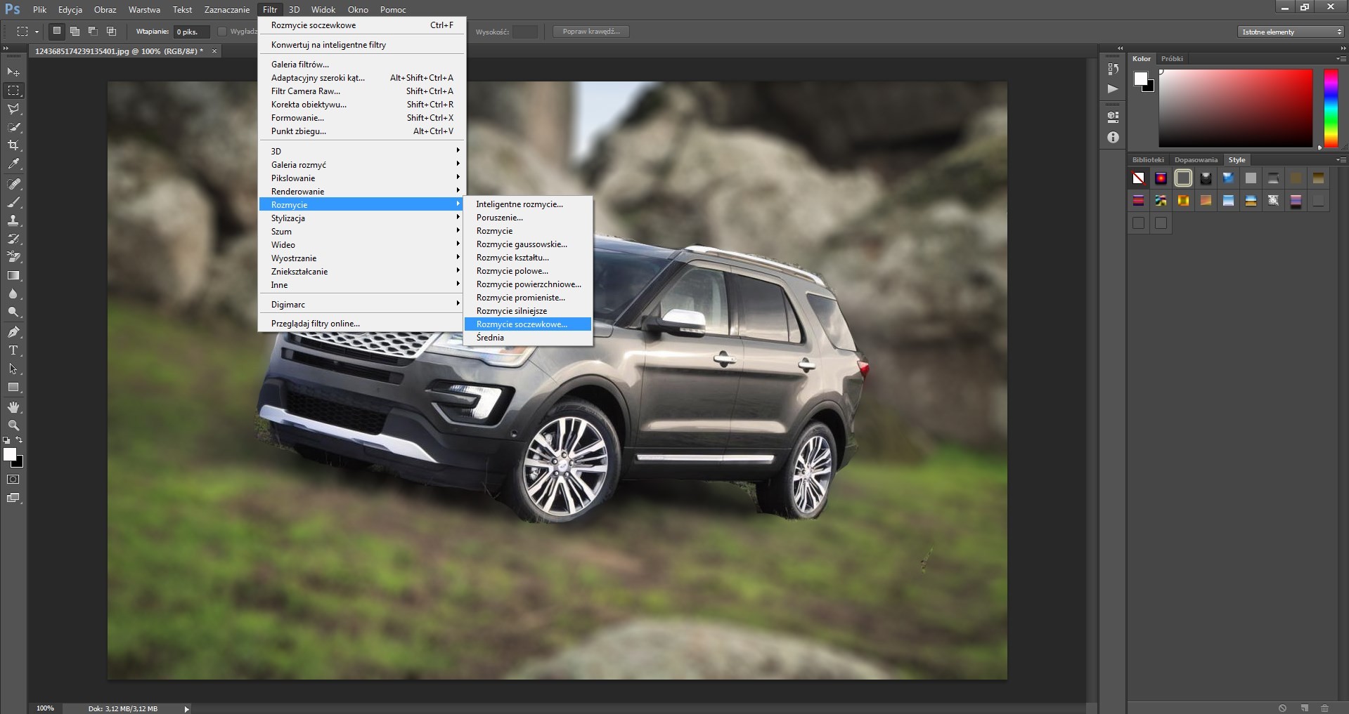 Jak w Photoshopie zamazać tło? - zdjęcie 4