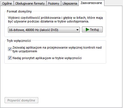 Brak zainstalowanego urządzenia wyjściowego audio w Windows 7 - zdjęcie 3