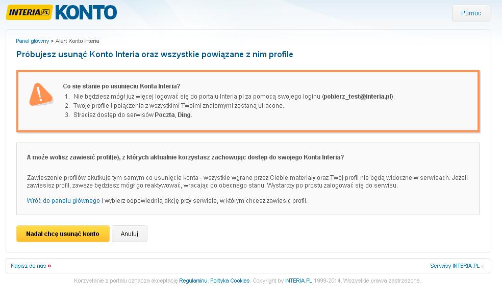 Jak usunąć konto pocztowe na interia.pl - zdjęcie 4