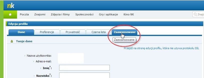 Jak usunąć konto na NK.pl? - zdjęcie 2