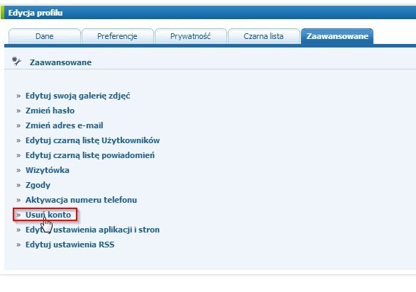 Jak usunąć konto na NK.pl? - zdjęcie 3